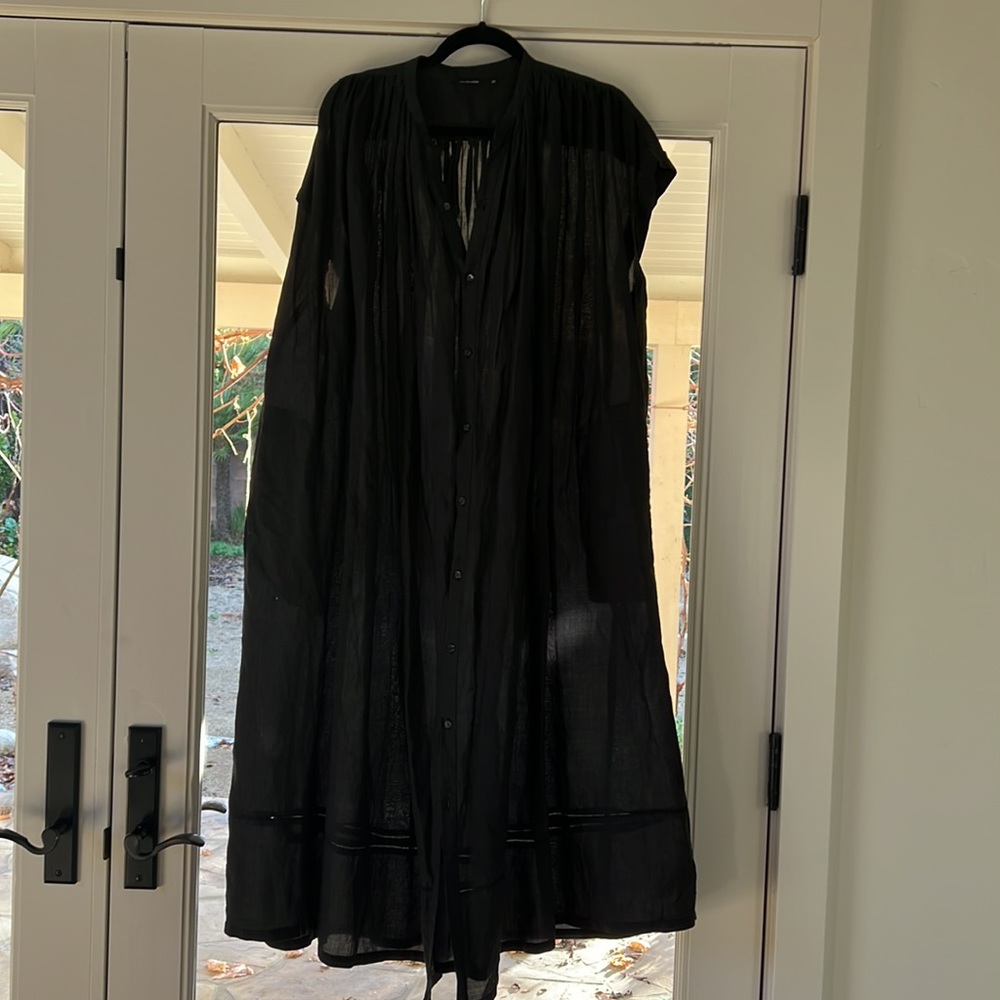 Pas De Calais Dress in Charcoal La Garçon